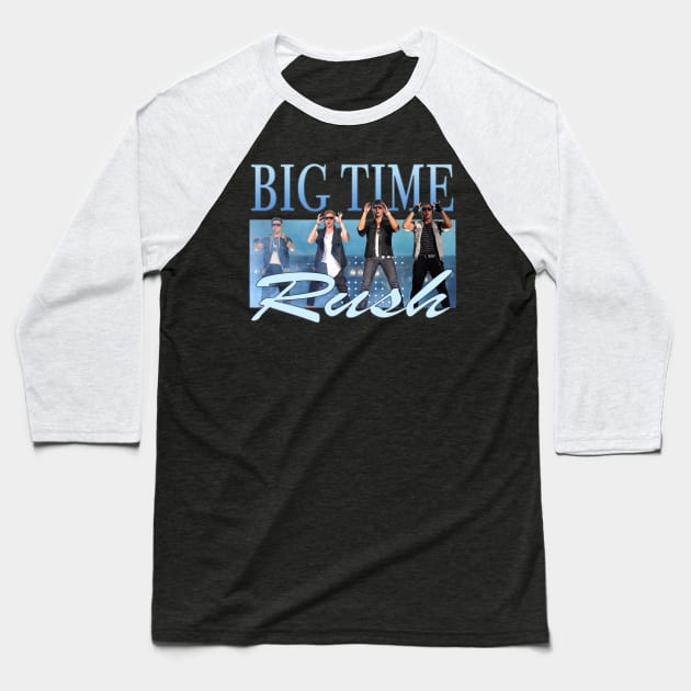 Big Time Rush Retro Band logo Baseball T-Shirt by Kelleyferrisah